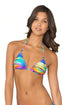 Luli Fama Cielito Lindo Crystallized Wavey Triangle Top